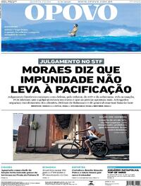 Capa do jornal O Povo 03/09/2025