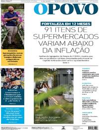 Capa do jornal O Povo 03/11/2025
