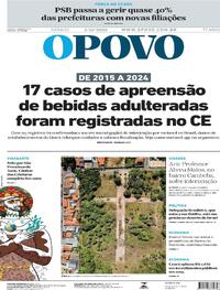 Capa do jornal O Povo 04/10/2025