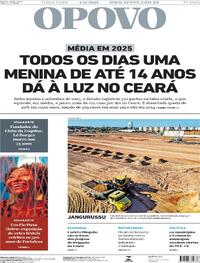 Capa do jornal O Povo 04/11/2025