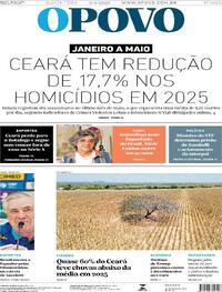 Capa do jornal O Povo 05/06/2025