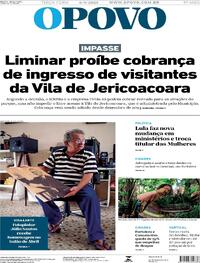 Capa do jornal O Povo 06/05/2025