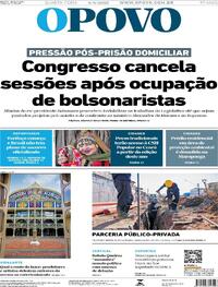Capa do jornal O Povo 06/08/2025