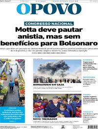 Capa do jornal O Povo 06/09/2025