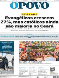 Capa do jornal O Povo 07/06/2025
