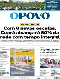 Capa do jornal O Povo 08/11/2025