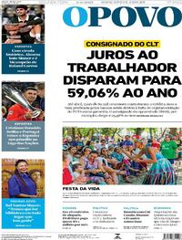 Capa do jornal O Povo 09/06/2025