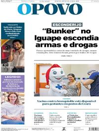 Capa do jornal O Povo 09/12/2025