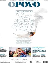 Capa do jornal O Povo 10/10/2025