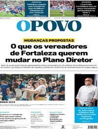 Capa do jornal O Povo 10/11/2025