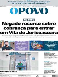 Capa do jornal O Povo 10/12/2025