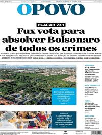Capa do jornal O Povo 11/09/2025