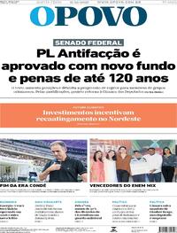 Capa do jornal O Povo 11/12/2025