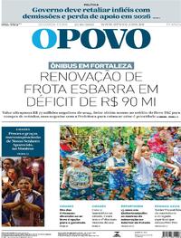 Capa do jornal O Povo 13/10/2025