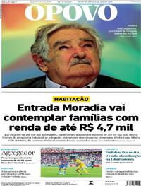 Capa do jornal O Povo 14/05/2025