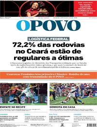 Capa do jornal O Povo 16/10/2025