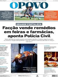 Capa do jornal O Povo 17/10/2025