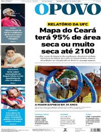Capa do jornal O Povo 17/11/2025