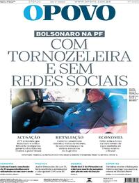 Capa do jornal O Povo 19/07/2025