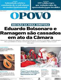 Capa do jornal O Povo 19/12/2025