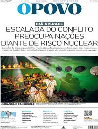 Capa do jornal O Povo 21/06/2025