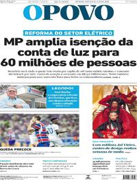 Capa do jornal O Povo 22/05/2025