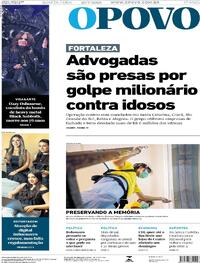 Capa do jornal O Povo 23/07/2025