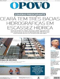 Capa do jornal O Povo 23/10/2025