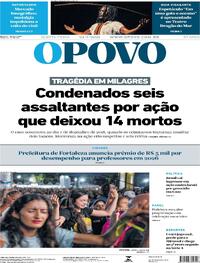 Capa do jornal O Povo 24/07/2025