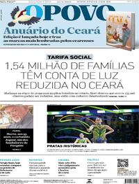 Capa do jornal O Povo 25/08/2025