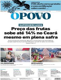 Capa do jornal O Povo 25/11/2025