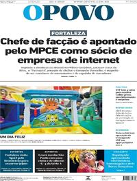 Capa do jornal O Povo 26/04/2025