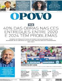 Capa do jornal O Povo 26/05/2025