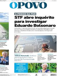 Capa do jornal O Povo 27/05/2025