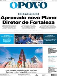 Capa do jornal O Povo 27/11/2025