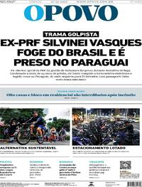 Capa do jornal O Povo 27/12/2025