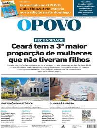 Capa do jornal O Povo 28/06/2025