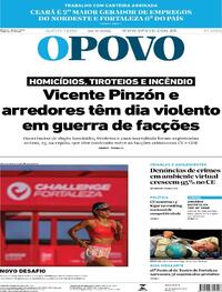 Capa do jornal O Povo 28/08/2025