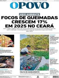 Capa do jornal O Povo 28/11/2025