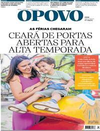 Capa do jornal O Povo 29/06/2025