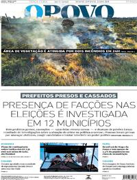 Capa do jornal O Povo 29/07/2025