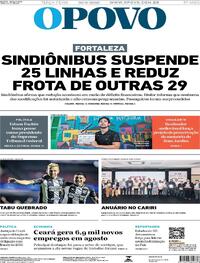 Capa do jornal O Povo 30/09/2025