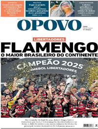 Capa do jornal O Povo 30/11/2025