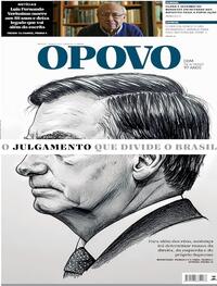 Capa do jornal O Povo 31/08/2025