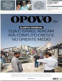 Capa do jornal O Povo 01/03/2026
