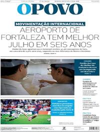 Capa Jornal O Povo
