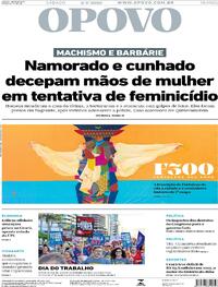 Capa O Povo 02/05/2026