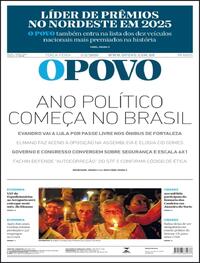 Capa do jornal O Povo 03/02/2026