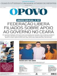 Capa do jornal O Povo 03/04/2026