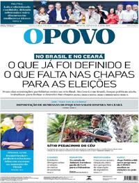 Capa Jornal O Povo